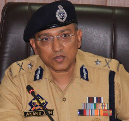 Anand Jain IPS Biography